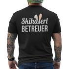 Skihaserl Apres Ski Skier T-Shirt mit Rückendruck