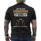 Straußeogel Sachen Ist So Ein Strauss Ding Ostrich S T-Shirt mit Rückendruck