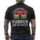 Studier Kann Jeder Pump Gym Workout Gym Slogan T-Shirt mit Rückendruck