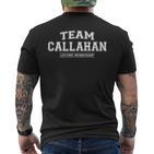 Team Callahan Stolzer Familienname Nachname Geschenk T-Shirt mit Rückendruck