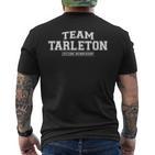 Team Tarleton Stolzer Familienname Nachname Geschenk T-Shirt mit Rückendruck