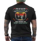 Wandern Das Ist So Ein Wanderer Ding Bergehen Bergsteiger T-Shirt mit Rückendruck