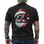 Weihnachtsmann Witzig Lustig Cool Nikolaus Wichtel N T-Shirt mit Rückendruck