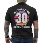 Wir Überlebben 30 Jahre Freundschaft Group Customisation T-Shirt mit Rückendruck