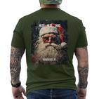 Santa Claus Santa Claus Christmas Santa Claus T-Shirt mit Rückendruck