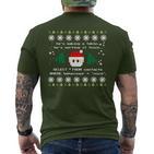 Sql Santa Claus Database Db Clause Computer Science Programmer T-Shirt mit Rückendruck