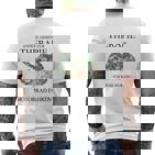 Andere Gehen Zur Therapie Motorcycle T-Shirt mit Rückendruck