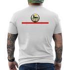 Chechen Flag National Flag Chechen Green T-Shirt mit Rückendruck