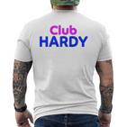 Club Hardy Family Reunion Squad First Name Last Name T-Shirt mit Rückendruck