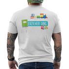 Das Ist Ist So Ein Erzieher Ding T-Shirt mit Rückendruck