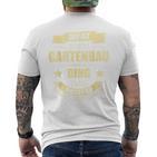 Gardener Gardening Landscape Gardener T-Shirt mit Rückendruck