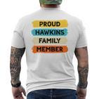 Hawkins Retro Hawkins Last Name Hawkins T-Shirt mit Rückendruck