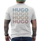 Hugo First Name I Prideintage I Hugo Name T-Shirt mit Rückendruck