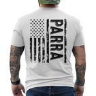 Parra Surname Surname Team Parra Family Reunion Blue T-Shirt mit Rückendruck