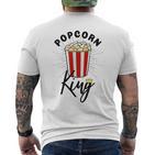 Popcorn King Popcorn Costume Film Cinema T-Shirt mit Rückendruck