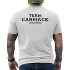 Team Carmack Stolzer Familiennachname Nachname Geschenk T-Shirt mit Rückendruck