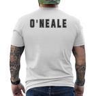 Team O'neale Surname Familia Proud Family T-Shirt mit Rückendruck