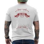 Woodward Blood Runs Through Myeins Last Name Family T-Shirt mit Rückendruck