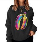 Banana Pop Sweatshirt Frauen