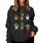 Plants Fan Gardener Pot Plant Florist Sweatshirt Frauen