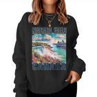 Retro Niagara Falls Californiaintage Rivers Canada Trip Sweatshirt Frauen