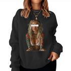 Vintage Sexy Girl Sweatshirt Frauen