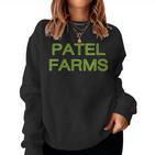 Women's Patel Farms Squad Family Reunion Last Name Team Sweatshirt Frauen