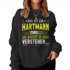 Women's With-Neck Das Ist Ein Hartmann Ding Sweatshirt Frauen