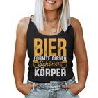 Beer Formte Diesen Schönen Körper Drinking Saying Tank Top Frauen