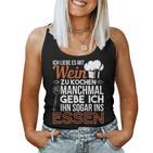 Ich Liebe Es Mit Wein Zu Kochkoch I Love It With Wine Tank Top Frauen