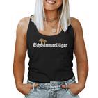 Schwammerl Sammeln Steinmushz Mushroom Collector Sponge's Hunter Tank Top Frauen