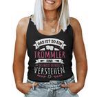 Women's Konga Drummler Musician Das Ist So Ein Trmmel Ding S Tank Top Frauen