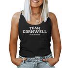 Women's Team Cornwell Proud Surname Last Name With-Neck Tank Top Frauen