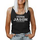 Women's Team Jason Proud Surname Last Name With-Neck Tank Top Frauen