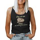 Women's With-Neck Das Ist Ein Blum Ding Family Tank Top Frauen