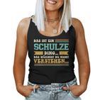 Women's With-Neck Das Ist Ein Schulze Ding Tank Top Frauen