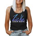 Women's Zicke Aber Seine Idiot Aber Ihr Paar Slogan Couple Tank Top Frauen