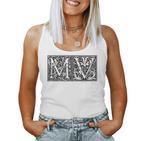 Mv Initials M Name Surname Onomastics Onomatology Gray Tank Top Frauen