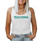 Unterrichten Ist Mein Ding Teacher Tank Top Frauen