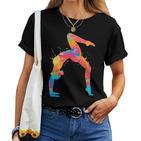 Gymnastics Handstand Girl's Women's Children's Gymnastics T-shirt Frauen