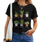 Plants Fan Gardener Pot Plant Florist T-shirt Frauen