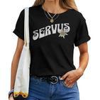 Servus Trachten Women's And Bayern Suitable Oktoberfest T-shirt Frauen