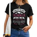 Women's Konga Drummler Musician Das Ist So Ein Trmmel Ding S T-shirt Frauen