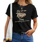 Women's With-Neck Das Ist Ein Kröger Ding Family Kröger T-shirt Frauen