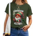 Mulled Wine Gnome Christmas Elf Lühwein Nichtl T-shirt Frauen