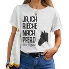 Ich Rauche Nach Pferd Egal Horse Ich Rche Nach Pferd Egal Horse S T-shirt Frauen