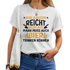 Maurer Beer Slogan Blue S T-shirt Frauen