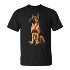 Belgischer Malinois Hund Graphic Pet Belgische Malinois T-Shirt