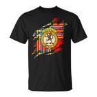 Chattan-Clan-Wappen Und Schottenkaro Schottischer Nachname T-Shirt