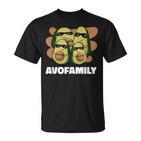 Cool Happy Avofamily Family Avocado T-Shirt